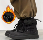Men's High-Top Winter Boots - Heavy-Duty All-Terrain with Thick Rubber Sole & Warm Lining