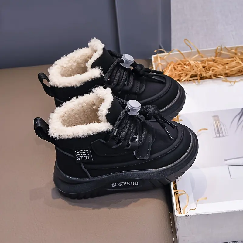 Cozy Ankle Lace-Up Boots