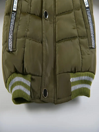 Boys' Casual Hooded Winter Coat - Fleece-Lined Zip-Up Jacket