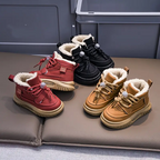 Cozy Ankle Lace-Up Boots