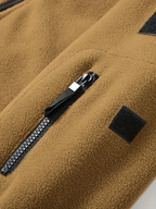 Men's Fleece Jacket - Warm Winter Hooded Zip-Up Sweatshirt with Pockets