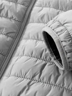 Men's Lightweight Hooded Winter Jacket - Full-Zip Coat with No Bulk Design