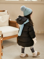 Winter 2025 Thickened Bear Ear Hooded Coat - Cute Winter Jacket