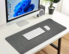 EXCOVIP Non-Slip Felt Mouse Pad & Desk Mat - 3mm Thick Rectangular Office & Gaming Desk Mat