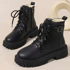 Trendy Women's Winter Boots - Plush Fleece Lined Ankle Boots