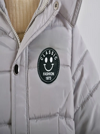 Boys' Casual Hooded Winter Coat - Fleece-Lined Zip-Up Jacket