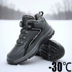 Men's Snow Boots - Durable Warm Winter Hiking Shoes for Outdoor Activities
