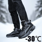 Men's Snow Boots - Durable Warm Winter Hiking Shoes for Outdoor Activities