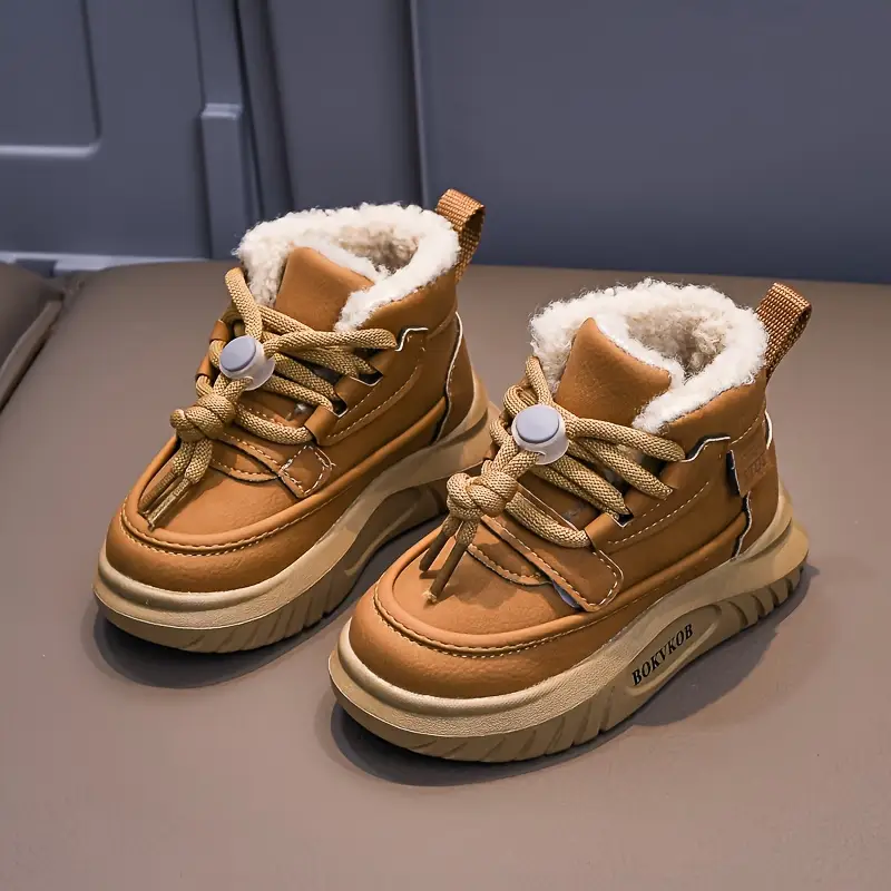 Cozy Ankle Lace-Up Boots