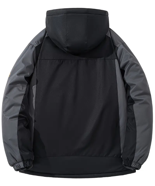 Men's Heavyweight Arctic Jacket - Thermal Insulated Winter Coat with Hooded Windproof Design