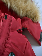 Boys' Casual Hooded Winter Coat - Fleece-Lined Zip-Up Jacket