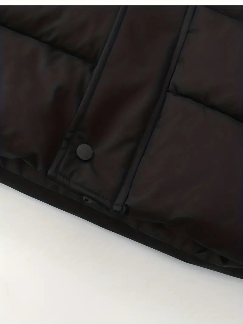 Fashionable Thickened Mid-Length Hooded Jacket for Kids Ages 3-14