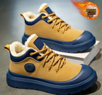 Men's Winter Snow Boots - Heavy-Duty PU Upper & PVC Sole with Warm Thermal Lining