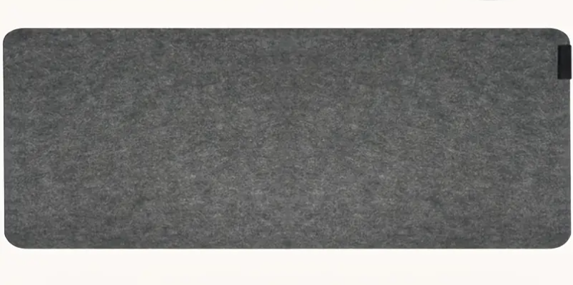 EXCOVIP Non-Slip Felt Mouse Pad & Desk Mat - 3mm Thick Rectangular Office & Gaming Desk Mat