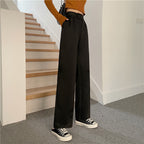 Retro Student Casual Pants Women's Clothing