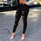 New Ripped Black Jeans For Women